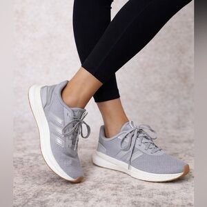 Adidas‎ Cloudfoam Running Sneakers Gray Mesh Athletic Shoes Women’s 8.5